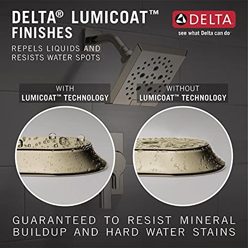 Garniture pivotante Delta Faucet : éliminez les traces d'eau avec le Nickel poli Lumicoat