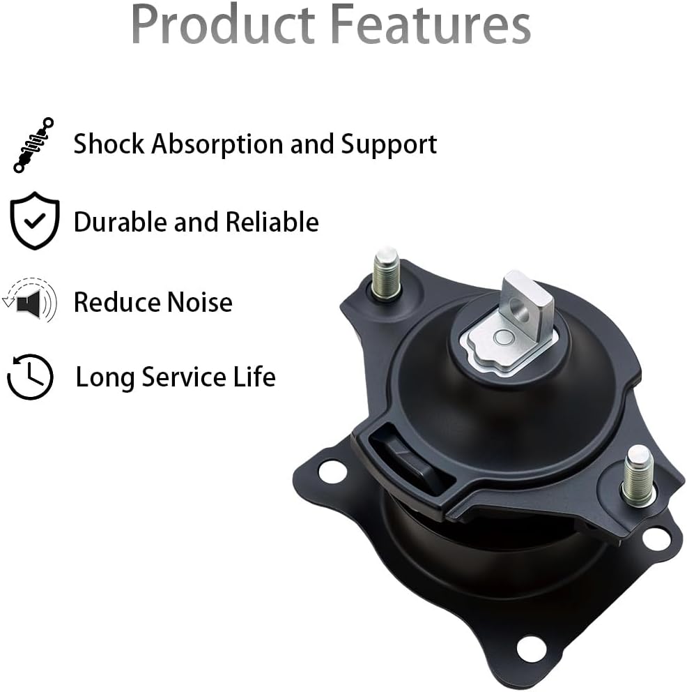 Front Engine Motor Mount Compatible with Honda Accord 2003-2007 L4 2.4L V6 3.0L Acura MDX 2007-2013 RL TL TSX ZDX Replacement for A4526 9247 EM9247 50830SDAA04 50830SDBA02 50830SDBA04