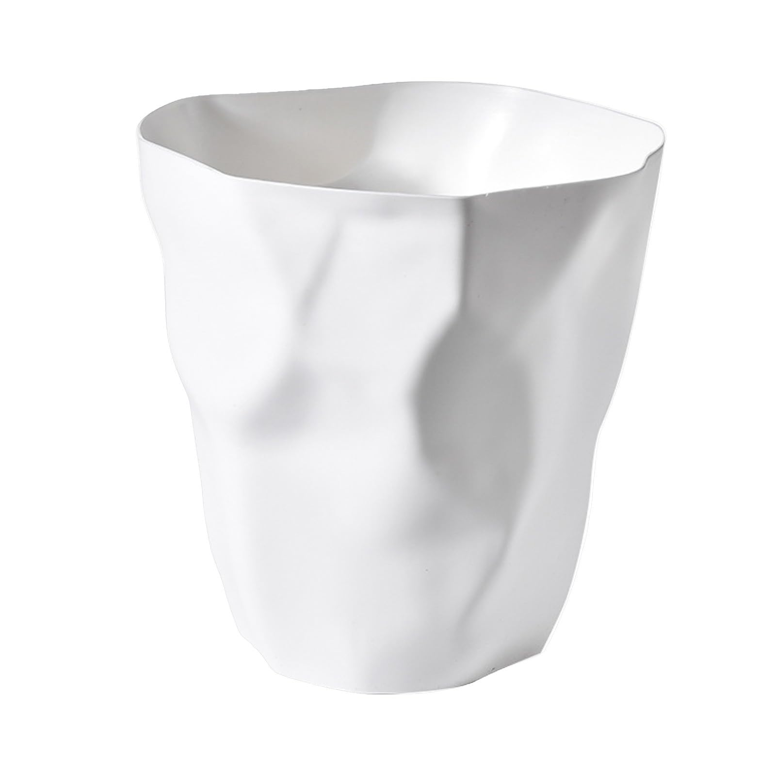 Kitchen Garbage Can Commercial Modern Durable Kitchen Trash Cans Lightweight Crumpled Paper Design 2 Gallons Small Trash Can