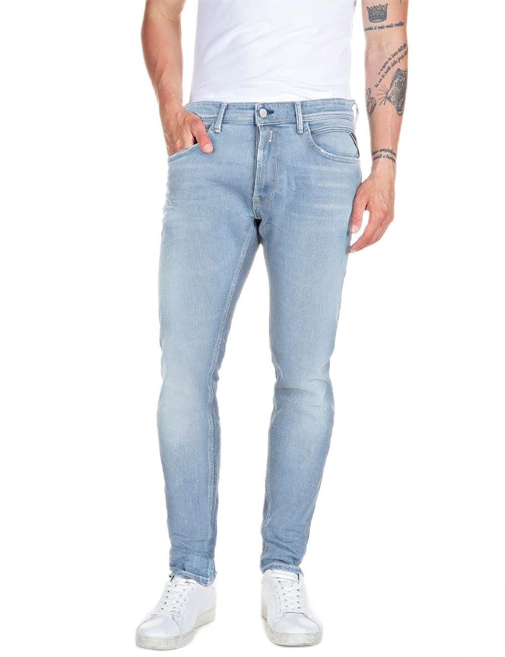 Replay Herren Jeans Willbi Regular-Fit, Light Blue 010-1 (Blau), 29W / 34L