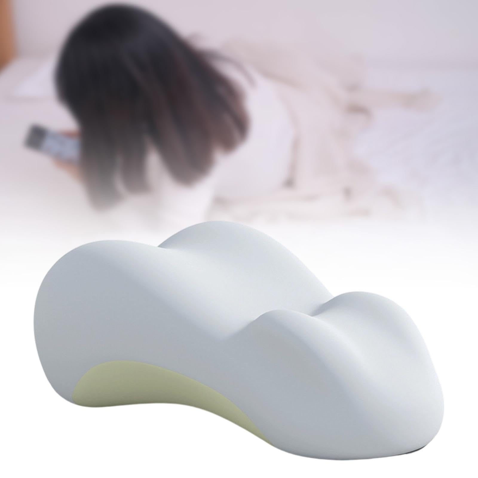 Almohada de Lectura Función Almohada Anatómica Soporte Cojín Desmontable Espuma Adaptable Adecuada para Relajación en Sala Estudio, Gris, Individual