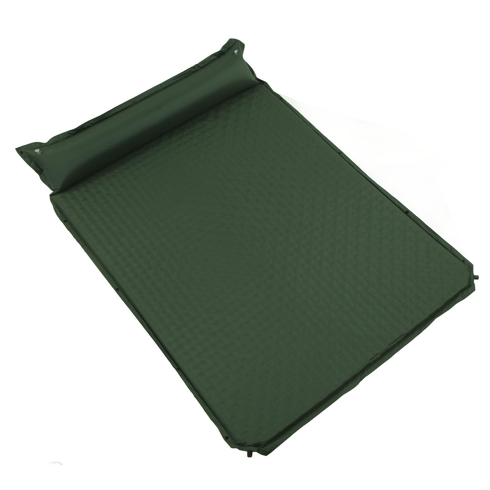 Camping-Matratze, Automatisches Aufblasen, Luftbett für Outdoor-Reisen, Komfortables Doppel-Design, 190 X 130 X 3 cm, Grün