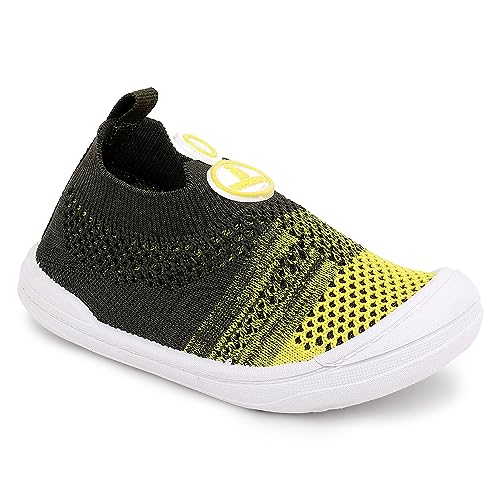 Hygear Unisex-Child Comfy Slip-on Unisex Shoes for 18 Months to 5 Year Kids First Walker Shoe