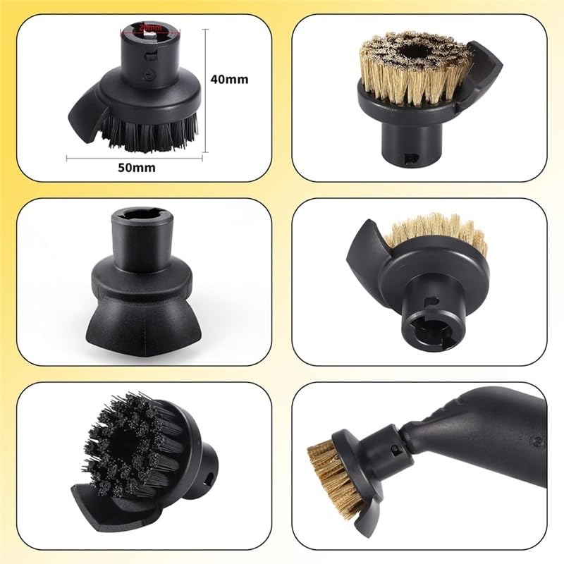 Compatible para EMECE Kit Piezas Boquilla Vapor 15PCS | Kit 15 piezas,modelos SC1 SC2 SC3 SC4 SC5,accesorios