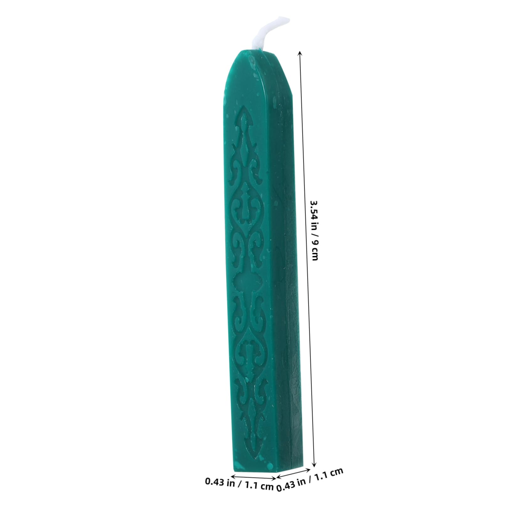ARTIBETTER 3 Set Dipingi Strisce Di Cera Caro Sono Fatto Buste Autosigillanti Cera Da Sigillo Sbucciare Umettante Sigillante Per Buste Fare Si Scioglie Adesivo Verde Scuro 6 Pezzi*3