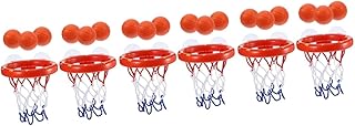 TOYANDONA 6 Conjuntos De Água Cesta De Basquete Brinquedos De Banho Banheira Brinquedo De Basquete Indoor Basquete Cesta De Basquete Ventosa Criança Banheira Brinquedos Menina Para Atirar