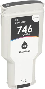 746 Photo Black 300-ml Ink CartridgesP2V82A Compatible Ink Cartridge Replacement for 746 Z6 & Z9+ Large Format Plotter Printer 1-Pack