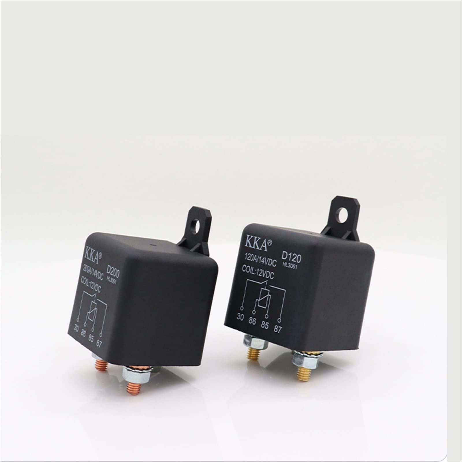 Relé de aislamiento de coche D120, interruptor de alimentación de 4 pines, relé aislador de batería Dual, arranque de encendido/apagado, piezas de repuesto for automóvil 120A 12V/24V ( Size : 24V )