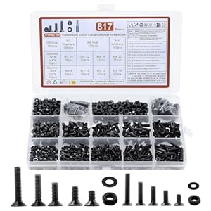 Qjkeji QJKJ-817 Schrauben Muttern Set 817 Stk