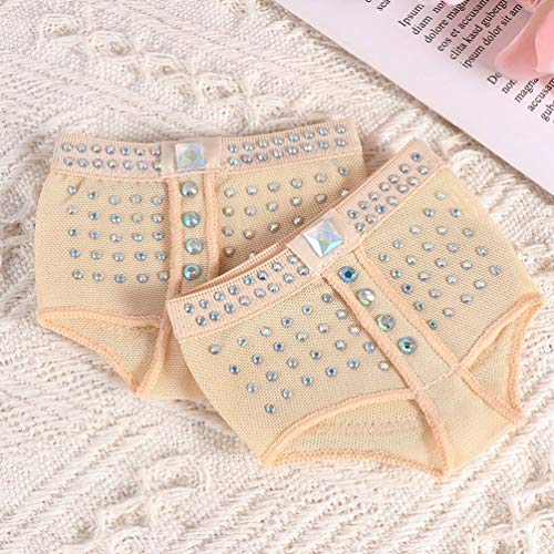 FAVOMOTO Dança Pé Tanga Barriga Balé Ginástica Calçados Líricos Strass Diamante Dança Patas Almofada
