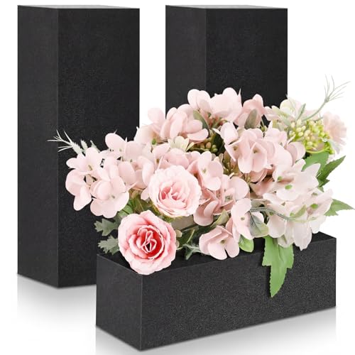 Ferrochef 2 Pcs Reusable Floral Foam Blocks Black Dry and