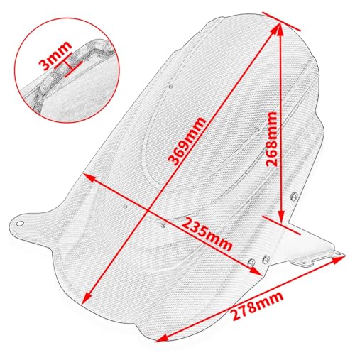 Garde-boue arrière Kawasaki Versys 650 2015-2026 protection roue - 5
