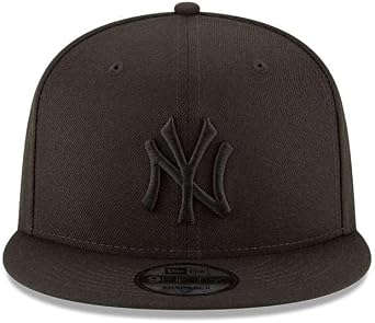 New Era New York Yankees Basic OTC 950 Stretch Fit Hat Black on Black OSFA