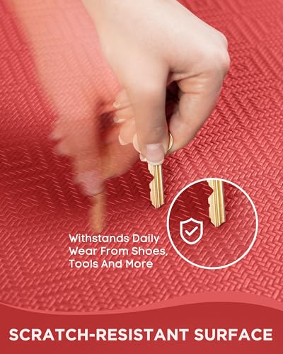 Image of Ophanie Kitchen mats for Floor, 3 /4 inch Thick, 20x48 Anti Fatigue Cushioned Mat,Kitchen Rugs,Waterproof,Comfort Ergonomic Standing Mat for Office,Home,Sink with 99+ Pairs of Anti-Slip Bottom Ridges