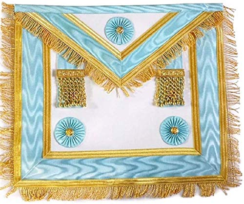 Tablier Master Mason franges dorées cadeau idéal pour élévation Maître - 2