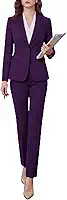 Ternos femininos de 2 peças - conjunto blazer formal elegante de alta qualidade sem rugas - Roupa de trabalho profissional