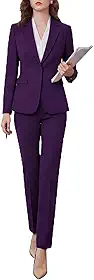Ternos femininos de 2 peças - conjunto blazer formal elegante de alta qualidade sem rugas - Roupa de trabalho profissional