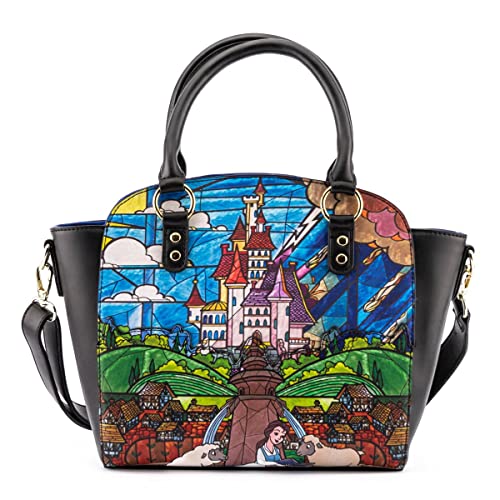 Loungefly x Disney Beauty and the Beast Princess Castle Series Crossbody Purse