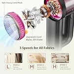 Rechargeable Fabric Shaver, 2-in-1 Lint Remover with 6-Blade - Image 5