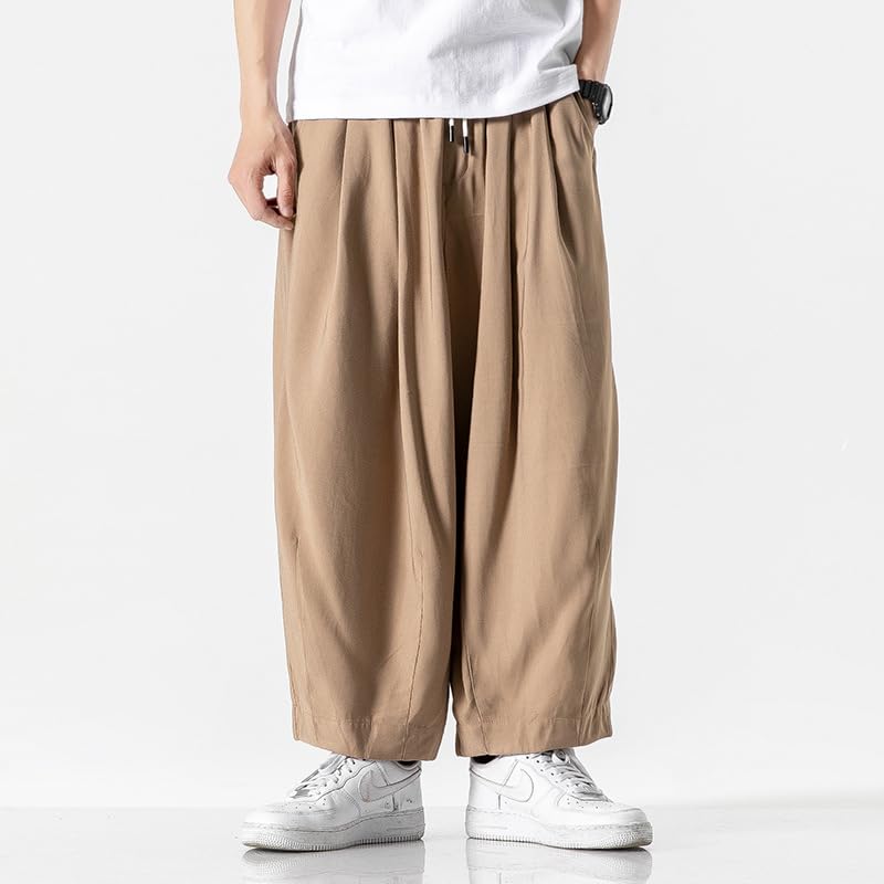 Men's Pants Spring Japanese Style Loose Couple Fit Trouser2