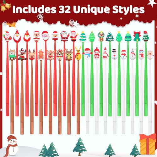 Set de 32 bolígrafos gel navideños SAYAYA miniatura 3