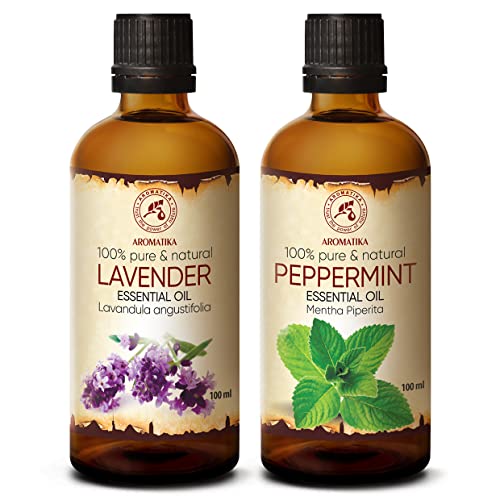 Aromatika 0850 Ätherische Öle Lavendel Pfefferminz Set