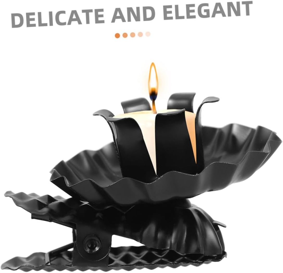 5sets Candle Stand Clip for Christmas Tree Decorative Candle Holder Holders for Home 20pcs*5