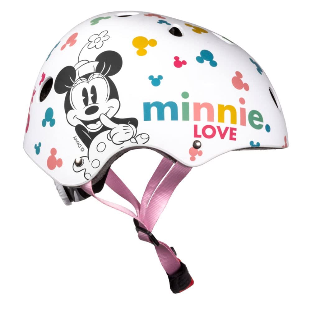Casco de Patinaje para niña, Minnie Mouse, Blanco, M