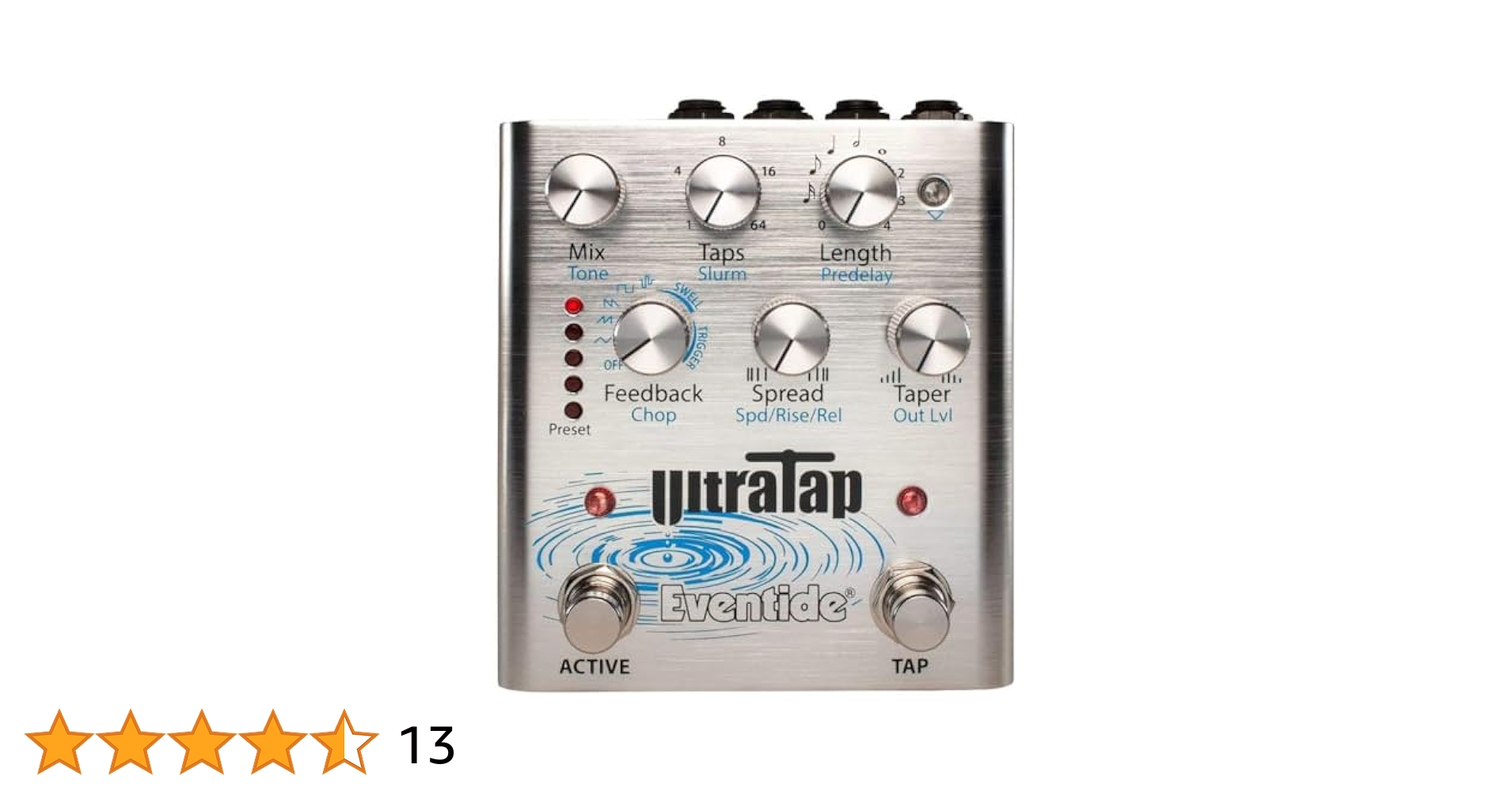 Amazon.co.jp: Eventide UltraTap Multi-Tap Effect Pedal