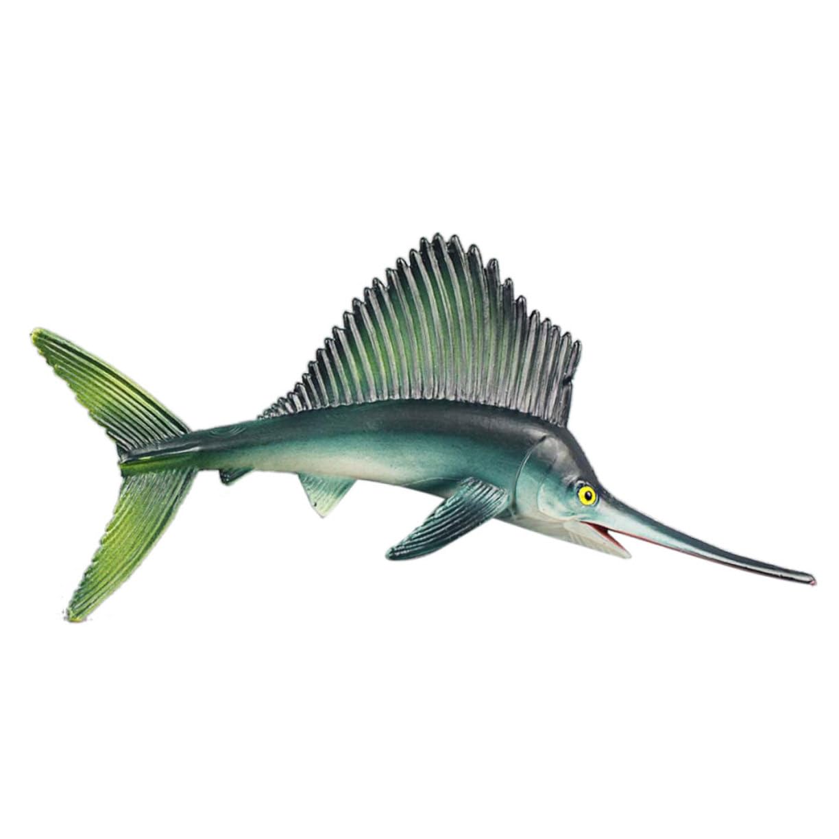 HEMOTON Schwertfisch Spielzeug Tiermodell Aus Kunststoff Simulationsmodell Für Kinder Ab 4 Jahren Meerestiere Spielzeug Für Rollenspiel Früherziehung Und Schreibtischdekoration