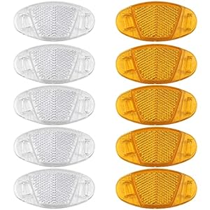 BAGUI 10 stuks fiets sprak reflector reflecterende wiel sprak fiets clips fiets nacht veiligheid waarschuwing…