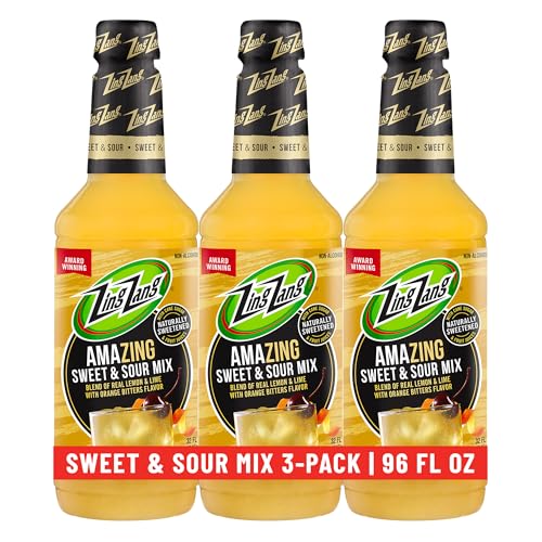 Zing Zang Sweet & Sour Mix, Non-Alcoholic Cocktail Mixer, 32
