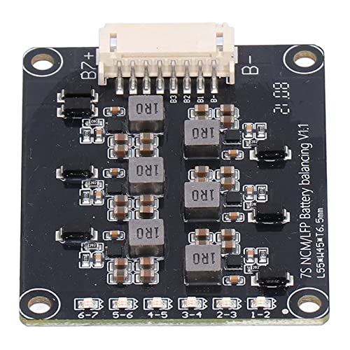 Módulo activo de ecualización para baterías de litio ternario y hierro - Tablero de balanceo por transferencia inductiva con MOS de baja resistencia - 2,0 V a 4,5 V, 1,2 A, 7S miniatura 4