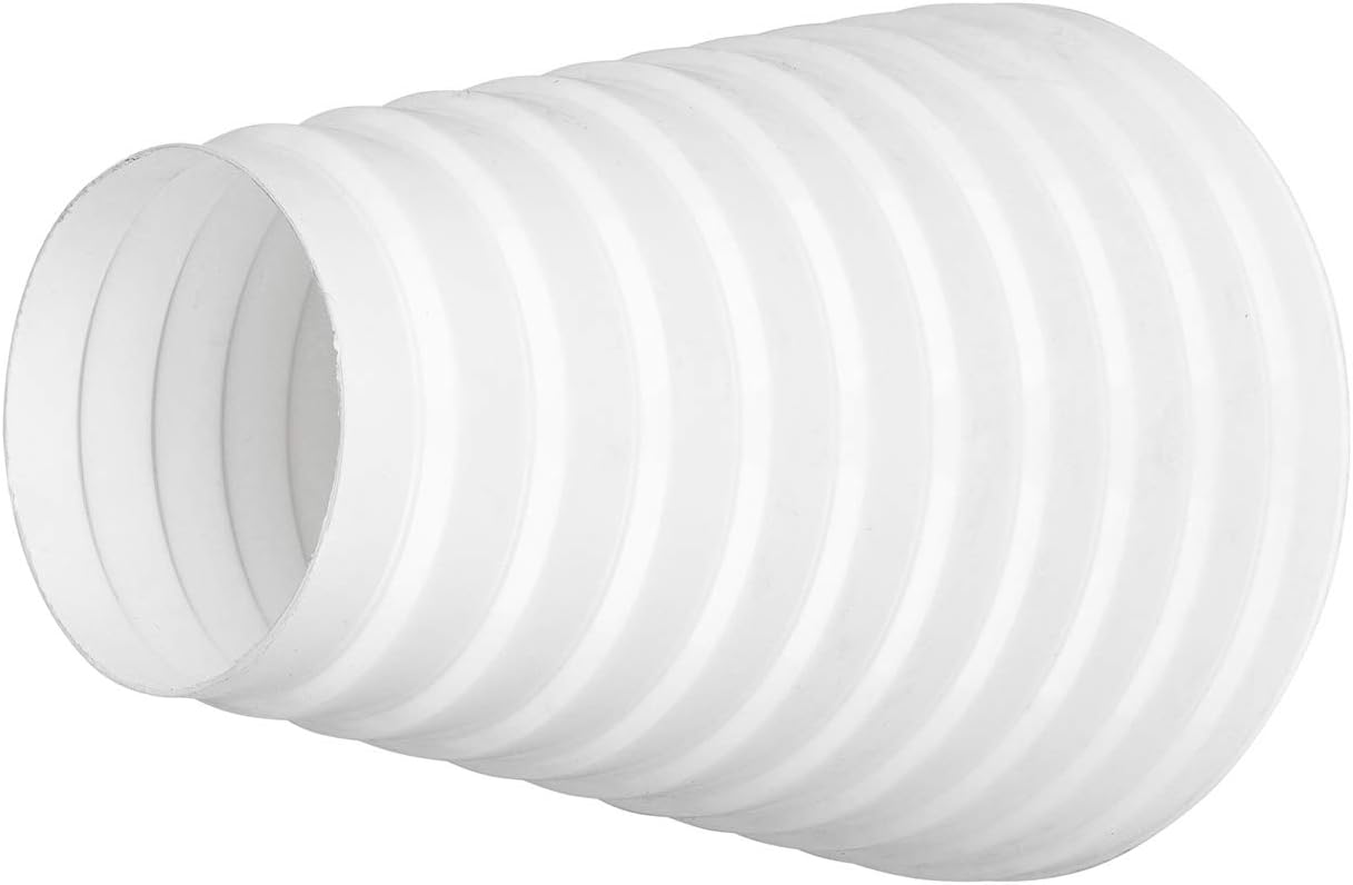 REDk 6 Inch to 3 Inch Duct Reducer or Duct Increaser Can be Cut to Size, PVC Adapter for Metal HAVC Pipes