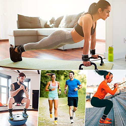 Sportneer Ankle Weights & Wrist Weights -0.5 1 2 3 4 5 Lbs Set Of 2 For Men Women Kids Strength Training Arm And Leg Weights Set Comfortable And Soft Perfect For Dancing Running Walking Fitness Workout (Pink, 6 Lbs Pair (3 Lbs Each)) #TOP5