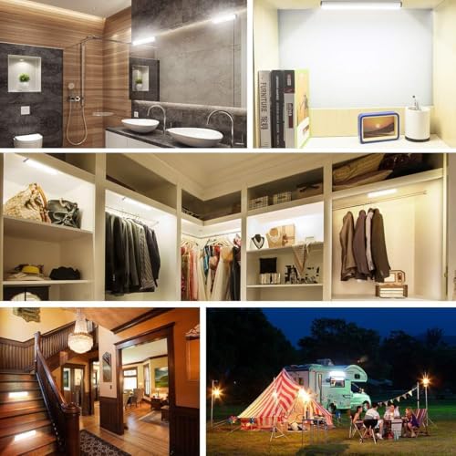 Image of Groeien Pack of 2 | LED Ultra Slim 4W Under Cabinet Lighting and Kitchen Lights Under Counter Lighting, Led Profile Light(Warm White, LED) (2, 1 FEET)