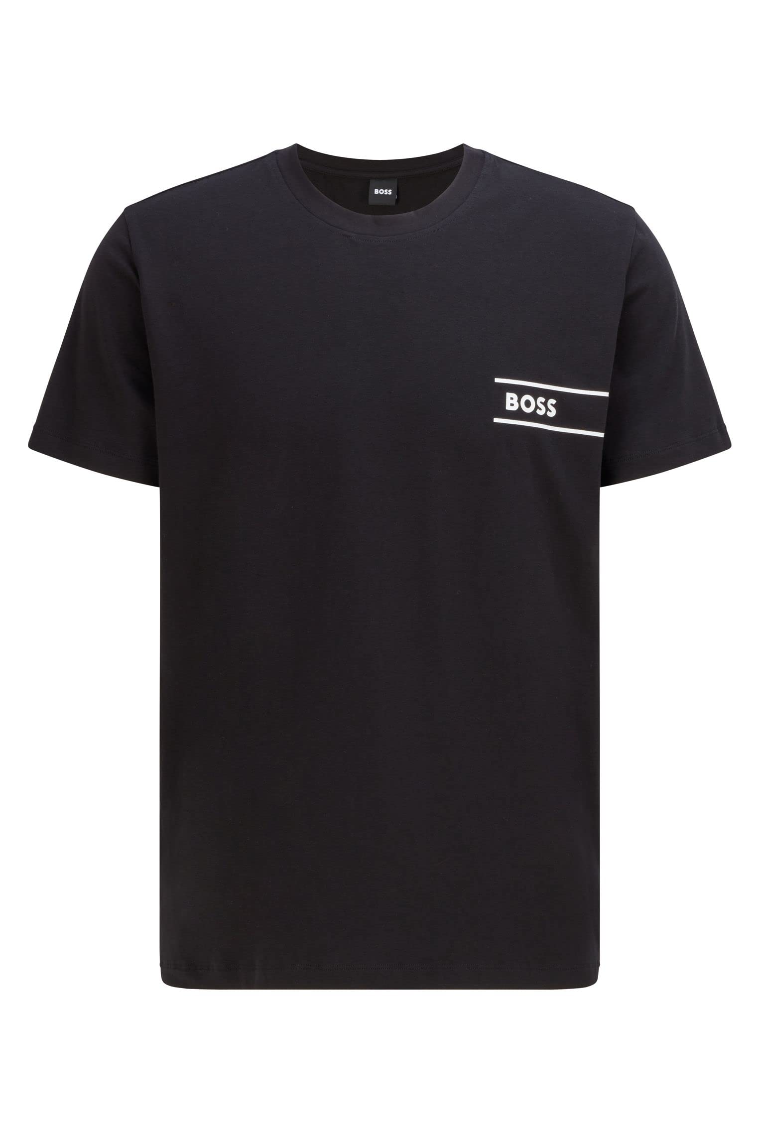 Boss Men's Black4 T-Shirt Rn 24 T-Shirt, Black1, M