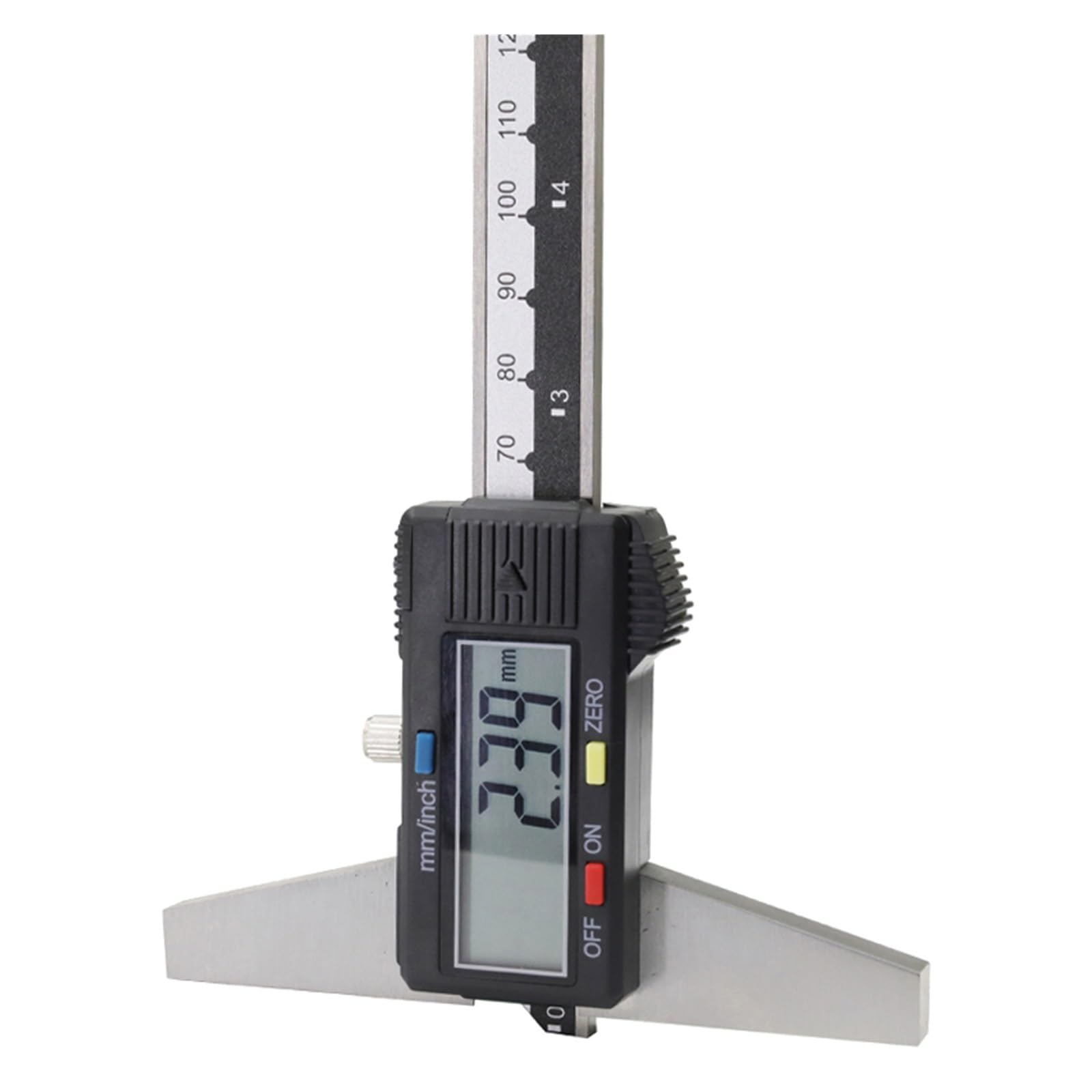 0-150mm 6" Stal nierdzewna Metryczny Imperial Cyfrowy Głębokość Noniusz Suwmiarka Mikrometr Elektryczny,Precyzyjny i dokładny
