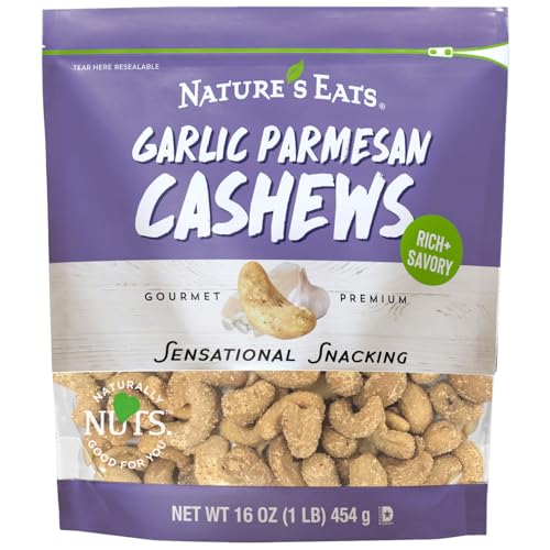 Image of Nature's Eats Garlic Parm Cashews 16oz