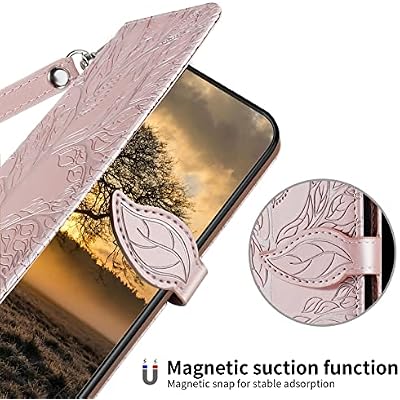 Google Pixel 8a Wallet Case with Card Holder/Slot,PU Leather Folio Flip Shell [Kickstand][Magnetic Closure][Wrist Strap] Shockproof Cover Fit Google Pixel 8a(2024),