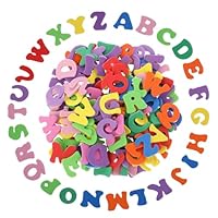 Molain 260Pcs Letter Stickers Foam Letter Stickers, Assorted Colors Self Adhesive A-Z Alphabet Stickers Craft Supplies Stickers for DIY Crafts Scrapbooking Project Party Decorations