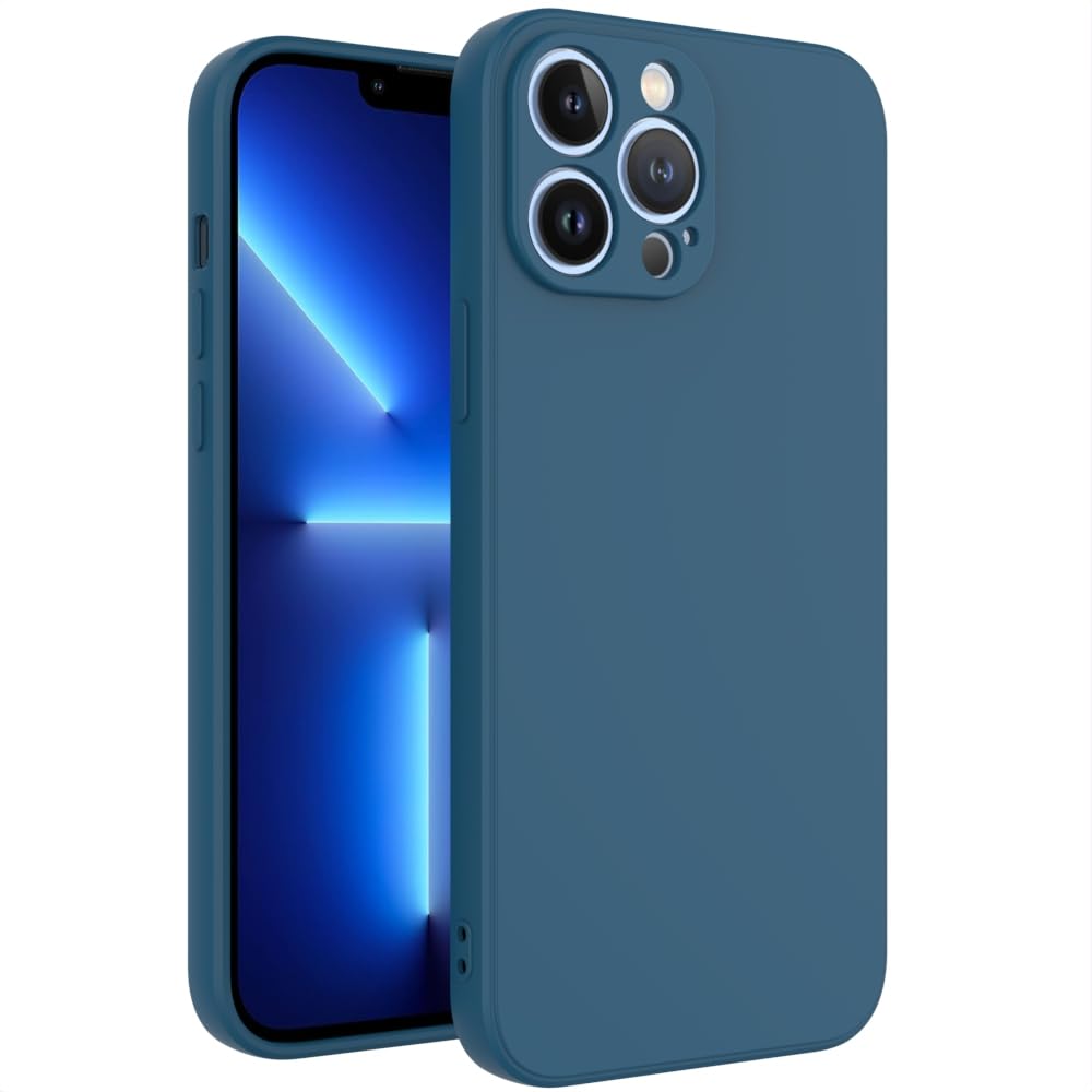 for iPhone 12 Pro Case Dark Blue, Scratch Resistant with Soft Touch, Slim Thin Phone Cover for iPhone 12 Pro 6.1 inch