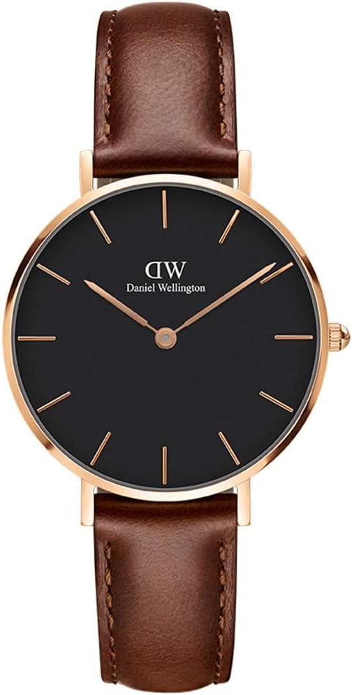 Orologio Daniel Wellington Quadro Coral, Quadrante Madreperla Rosa, Cinturino NATO, Acciaio Placcato Oro Rosa, 20x26 Mm
