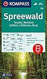 teupitzer seenplatte  KV WK 748 Spreewald, Teupitz, Burg: 4in1 Wanderkarte 1:50000 mit Aktiv Guide und Detailkarten inklusive Karte zur offline Verwendung in der KOMPASS-App. Fahrradfahren. (KOMPASS-Wanderkarten)
