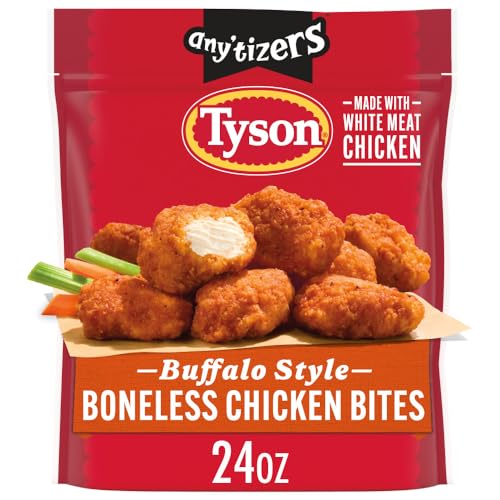 Tyson Any'Tizers Buffalo Style Boneless Chicken Bites, 24 Oz (Frozen)