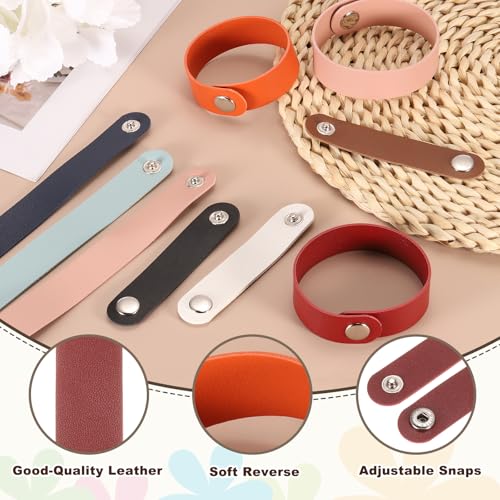 Pulseras de cuero sin logos base para grabar y diseñar 3