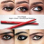 FACESCANADA Magneteyes Kajal - Black, 0.35g | 24 Hr Long Stay | One Stroke Smooth Glide | Waterproof, Smudgeproof & Fadeproof | Deep Matte Finish | Enriched With Almond Oil & Vitamin E - Image 5