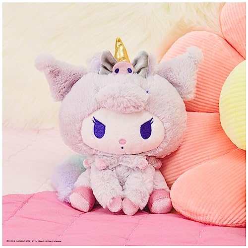 Image of GUND Sanrio Kuromi Unicorn Plush Toy, Premium Stuffed Animal for Ages 1 and Up, Purple, 6 inch