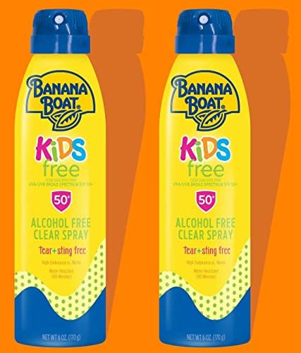 BANANA BOAT KIDS FREE CLEAR ULTRAMIST SPRAY SPF 50+ METAL (PACK OF 2)