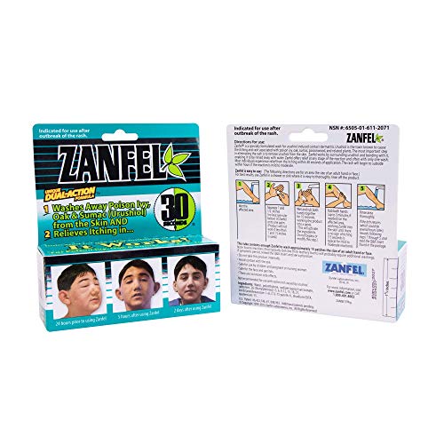 Zanfel - Poison Ivy, Oak & Sumac Wash, 1 Oz - 2Pack #TOP1